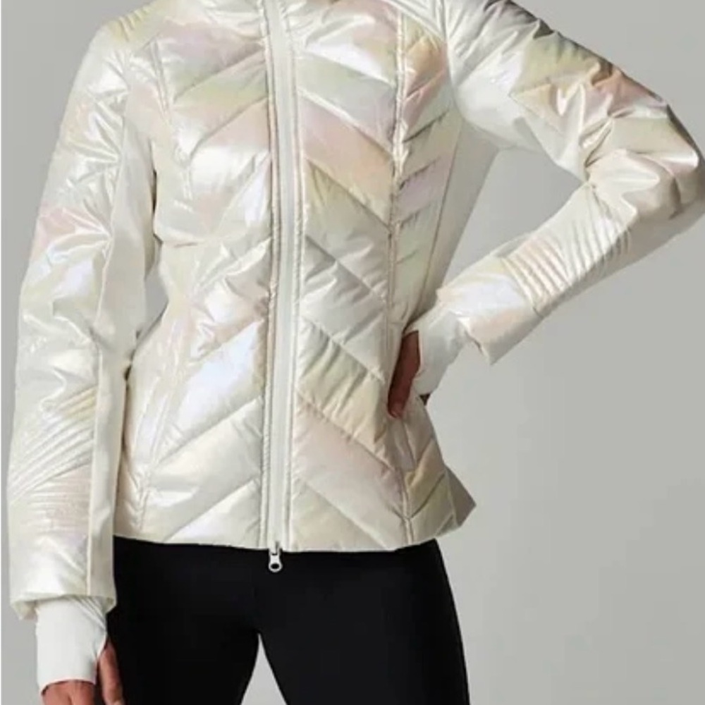 Blanc Noir Iridescent Breakthrough Puff Jacket